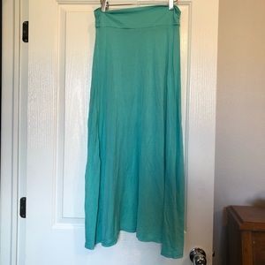 Aqua Maxi Skirt